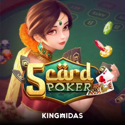 5 Card Poker logo – Table Games by King Midas at VemaBet Casino