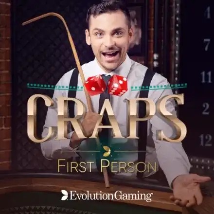 First Person Craps by Evolution, showcased at vemabetcasino.pt – game logo