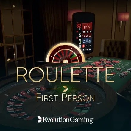 First Person Roulette casino game by Evolution – featured logo at VemaBet Casino